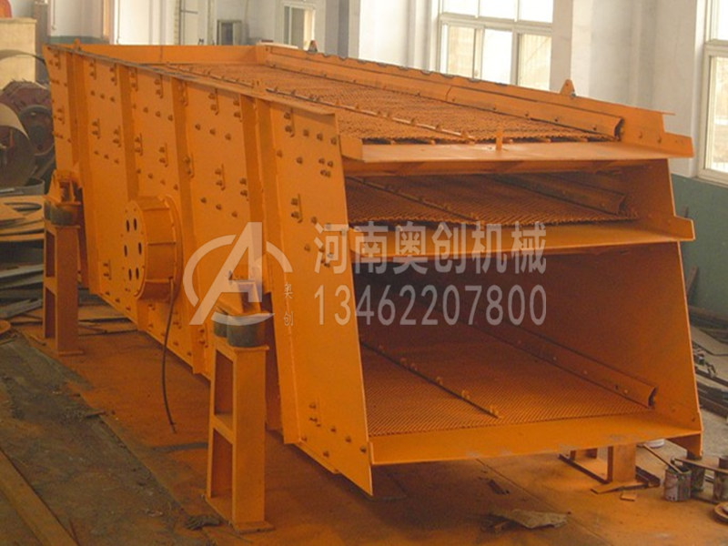 圓振動篩采用圓柱偏心軸激振器和局部塊來調節(jié)振幅。