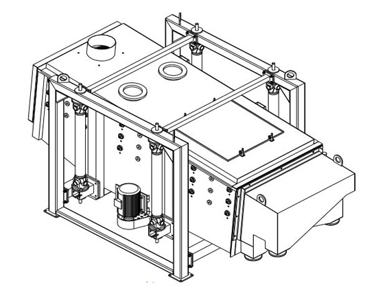 金剛砂方形搖擺篩