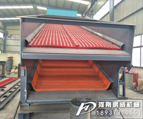 塊煤篩選時(shí)篩網(wǎng)堵塞用馳張篩可以有效的解決